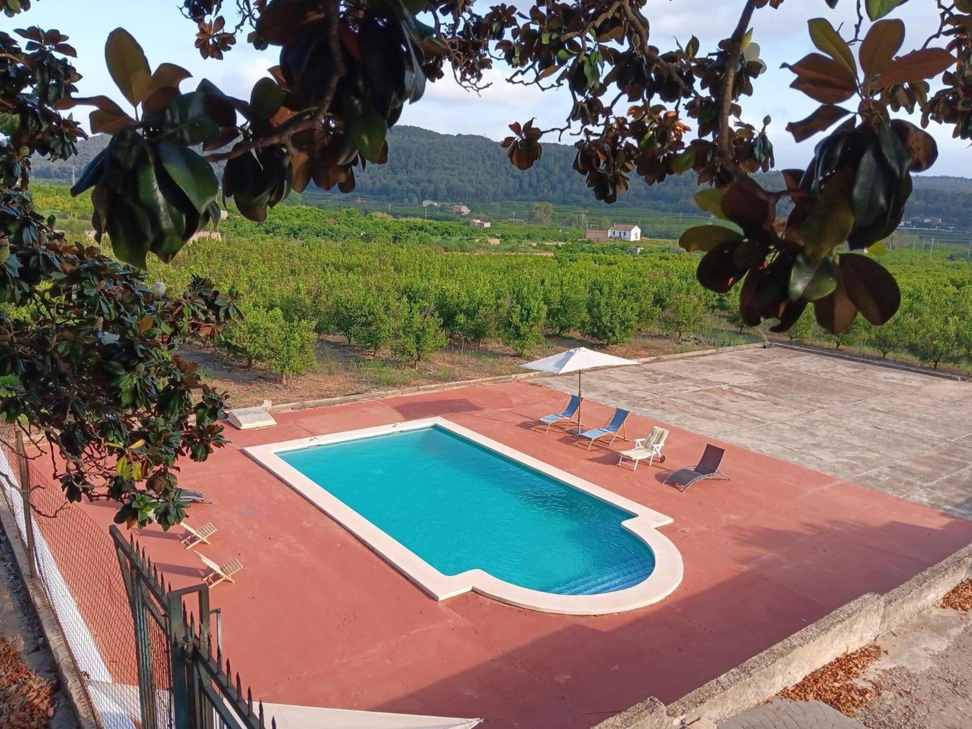 Casa Magnolia, A Rural Paradise House With Pool Alzira Exterior foto